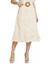 Ba&sh Tinna Midi Skirt In White In Ecru