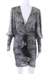 Ba&sh Short Dresses In Silver