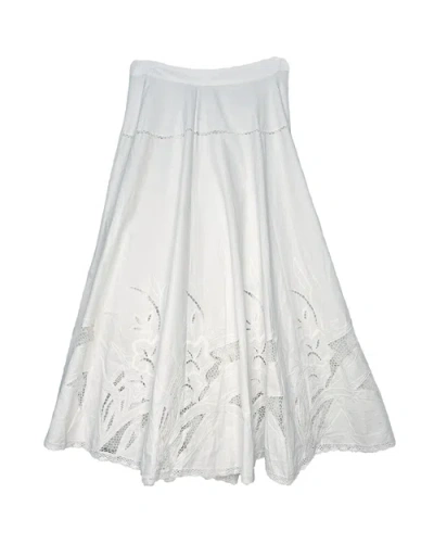Baacal Augusta Circle Skirt In White