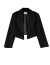 Baacal Crop Blazer In Black