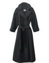 Baacal Delia Long Oversized Trench In Black