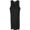 Baacal Jaya Pleated Dress In Black