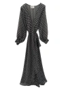 Baacal Maxi Wrap Dress In Multi