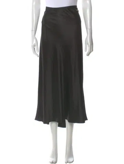 Pre-owned Baacal Midi Length Skirt In Grey