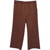 Baacal Riley Wide Pajama Style Pant In Brown