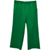 Baacal Riley Wide Pajama Style Pant In Green