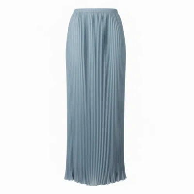 Baacal Rue Pleated Skirt In Blue