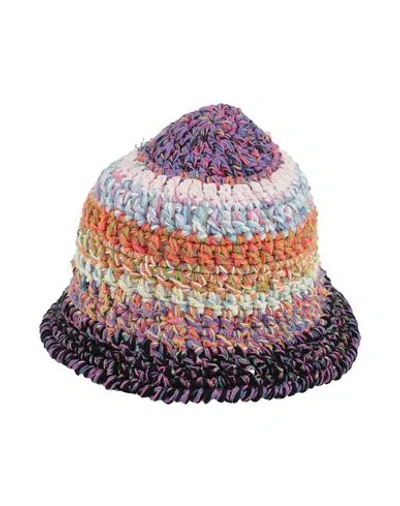 Baba Los Angeles Woman Hat Lilac Size Onesize Cotton In Purple