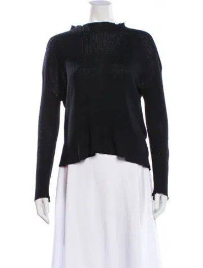 Pre-owned Babaà Bateau Neckline Sweater In Gray