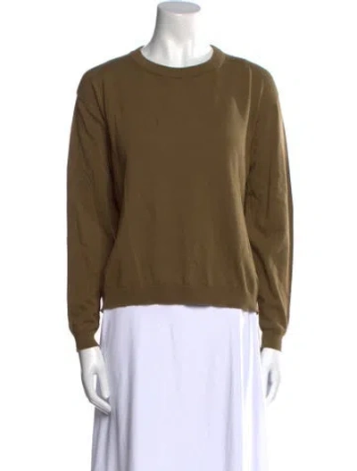 Pre-owned Babaà Crew Neck Long Sleeve Sweatshirt In Green