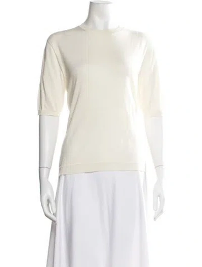 Pre-owned Babaà Crew Neck Short Sleeve T-shirt In Neutral