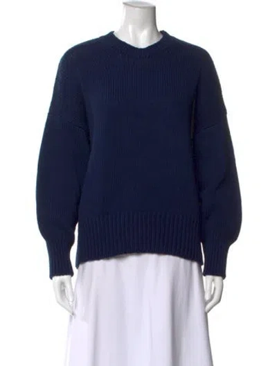 Pre-owned Babaà Crew Neck Sweater In Blue
