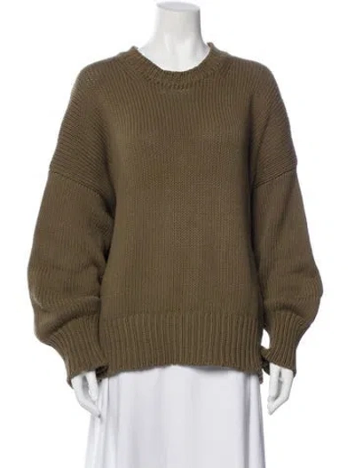 Pre-owned Babaà Crew Neck Sweater In Green