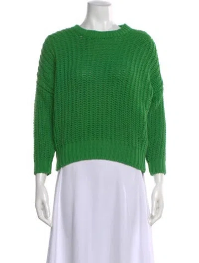 Pre-owned Babaà Crew Neck Sweater In Green