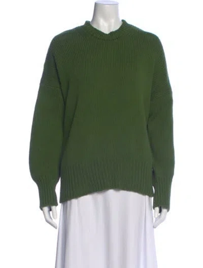 Pre-owned Babaà Crew Neck Sweater In Green