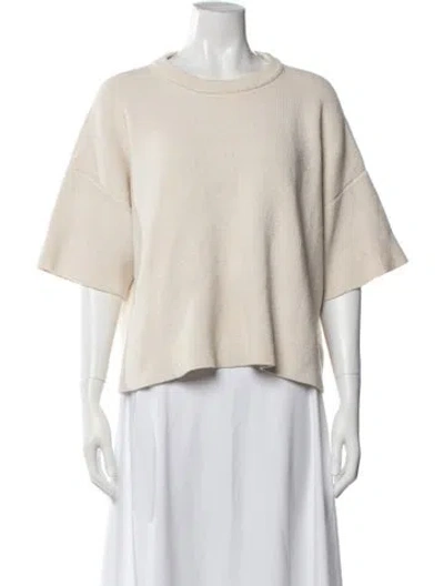 Pre-owned Babaà Crew Neck Sweater In Neutral