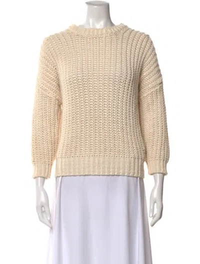 Pre-owned Babaà Crew Neck Sweater In Neutral