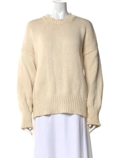Pre-owned Babaà Crew Neck Sweater In Neutral