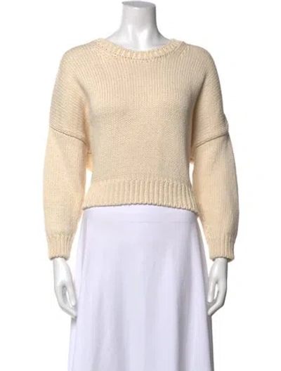 Pre-owned Babaà Crew Neck Sweater In Neutral