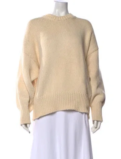Pre-owned Babaà Crew Neck Sweater In Neutral