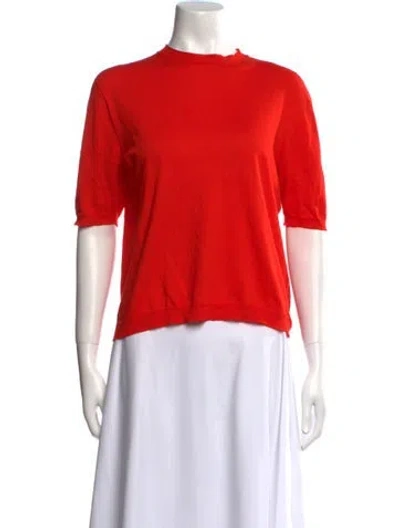 Pre-owned Babaà Crew Neck Sweater In Orange