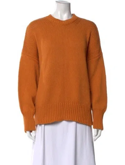 Pre-owned Babaà Crew Neck Sweater In Orange