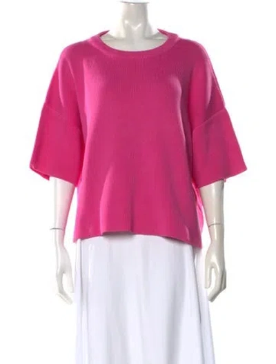 Pre-owned Babaà Crew Neck Sweater In Pink