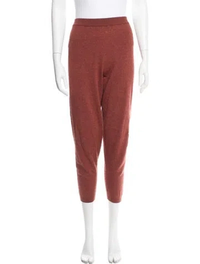 Pre-owned Babaà Merino Wool Sweatpants In Red