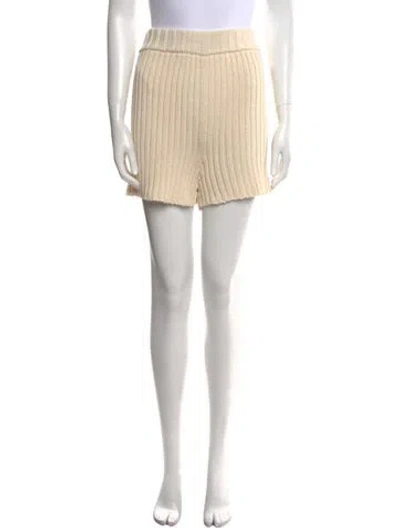 Pre-owned Babaà Mini Shorts In Neutral