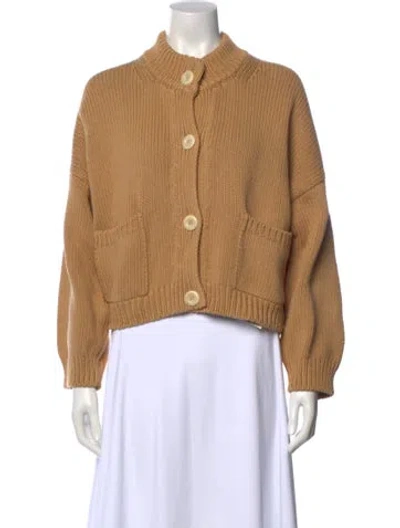 Pre-owned Babaà Mock Neck Sweater In Neutral