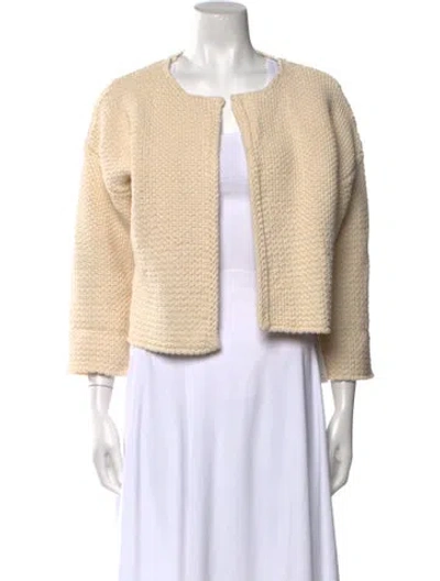 Pre-owned Babaà Scoop Neck Sweater In Neutral