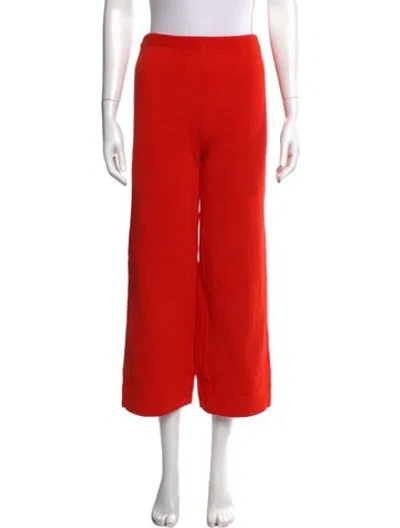 Pre-owned Babaà Wide Leg Pants In Orange