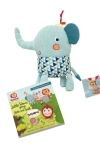 Bababoo And Friends® Lolo Elephant Hide-and-seek Book & Plush Set In Blue