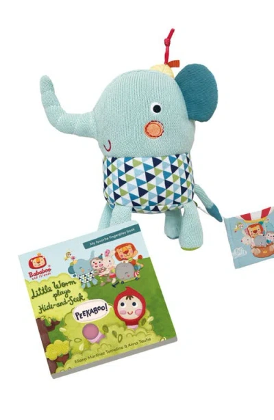 Bababoo And Friends® Lolo Elephant Hide-and-seek Book & Plush Set In Blue