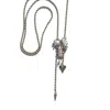 Babaloo Jewelry Women's Gold Boho Heart & Spike Pearl Bolo Necklace