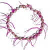 Babaloo Jewelry Women's Pink / Purple / Gold Handcrafted Rose Quartz Statement Necklace