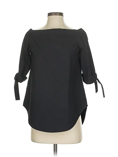 Pre-owned Babaton 3/4 Sleeve Blouse In Black