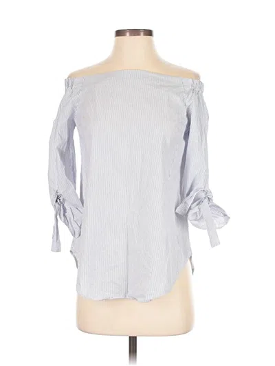 Pre-owned Babaton 3/4 Sleeve Blouse In Gray