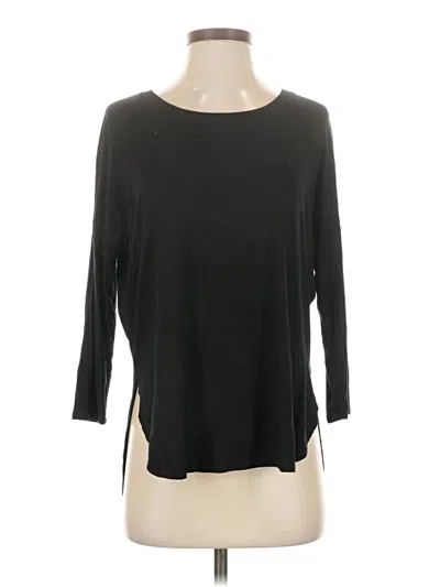 Pre-owned Babaton 3/4 Sleeve Top Black Boatneck Tops