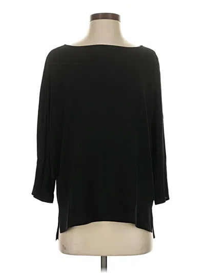 Pre-owned Babaton 3/4 Sleeve Top Black Boatneck Tops