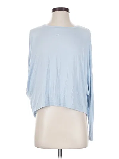 Pre-owned Babaton 3/4 Sleeve Top Blue Boatneck Tops