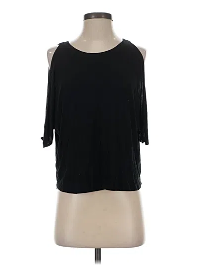 Pre-owned Babaton 3/4 Sleeve T-shirt In Black