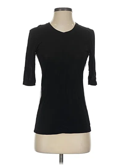 Pre-owned Babaton 3/4 Sleeve T-shirt In Black