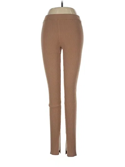 Pre-owned Babaton Active Pants In Brown