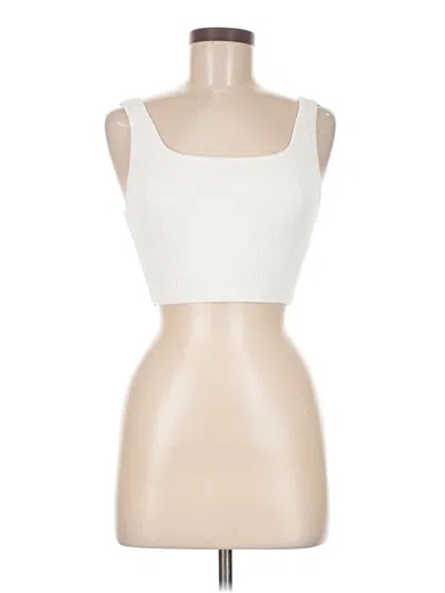 Pre-owned Babaton Active Tank Top In Ivory