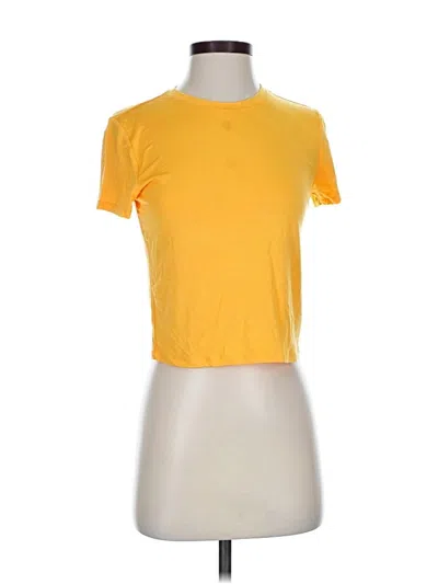 Pre-owned Babaton Active T-shirt In Orange
