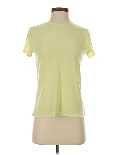 Pre-owned Babaton Active T-shirt In Yellow