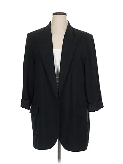 Pre-owned Babaton Blazer Jacket In Black