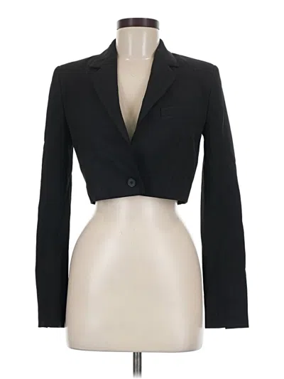 Pre-owned Babaton Blazer Jacket In Black