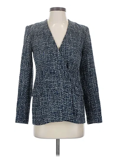 Pre-owned Babaton Blazer Jacket In Blue